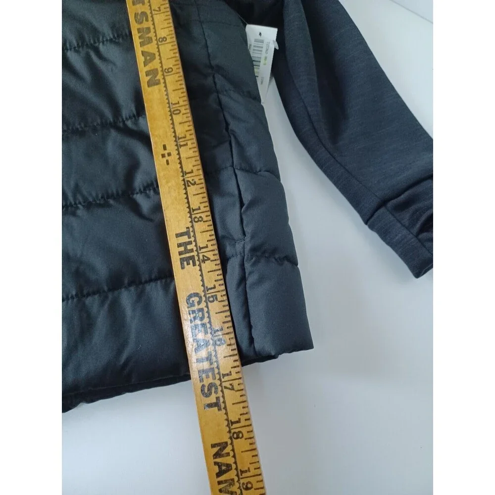 NWT Frost Free Puffer Hooded‎ Jacket w/ Thumb Holes Black Boys XS 5